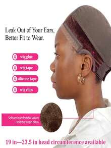 2026 New Adjustable Skin Friendly Lightweight Breathable 4*5 Lace Wig Grip Cap For Keeping Wigs In Place Medium Size Non Slip Cap Let Your Wig Be Glueless For Women Daily Wear Excellent Elastic Design Suitable For All Head Shapes Haircare - Brown - View 3