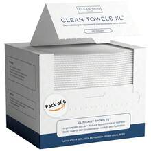 Toallita facial 100% biológica, toallita facial desechable, aceptada por la Asociación del Eczema, toallitas desmaquilladoras secas, ultra suaves, 50 unidades, 1 paquete - 300 unidades (ahorre un 10 %) - Ver 1