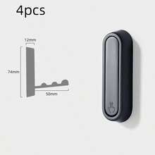 1/4 chiếc Móc treo tường gấp, Móc treo khăn áo choàng ẩn, Móc treo khăn bằng thép không gỉ, Phụ kiện phòng tắm, Móc treo phòng ăn nhà bếp phòng ngủ (Vít lắp đặt miễn phí) - Nhiều màu - Xem 16