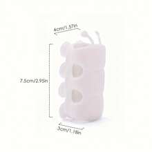 1pc Caterpillar Shower Head Holder, Caterpillar Suction Cup Shower Head Bracket, Universal No-Trace Removable Fixed Base, Bathroom Accessory, Random Height, Adjustable, No Drilling, Bathroom Decor Back To School