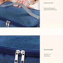 New Portable Lunch Bag Food Thermal Box Waterproof Office Cooler Lunchbox With Shoulder Strap Insulated Case,Large-Capacity Travel Hand-Held Shoulder Strap Insulated Bag, Lunch Box Bag, Student Thickened Waterproof Lunch Bag, Fresh-Keeping Aluminum Foil Picnic Bag