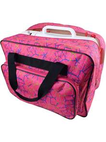 Sewing Machine Carrying Case Bag, Universal Portable Tote Bag With Pockets & Handle, Compatible With Most Standard Singer, Brother Sewing Machines - Multicolor - View 7