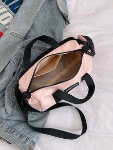 حقيبة كتف نسائية كورية الطراز، حقيبة يد نايلون متعددة الاستخدامات للسفر والتنقل، حقيبة يد وسادة للنساء، حقيبة كاجوال للكتف والرسائل، حقيبة صغيرة متضمنة لاكسسوارات المدرسة والأغراض المدرسية