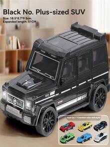 Children's Transforming Track Off-Road Vehicle, Inertia-Driven, Foldable And Portable For Easy Storage, Features A Launching Track, Promotes Parent-Child Interaction, Offers Multiple Ways To Play, Is Drop-Resistant And Durable, And Is An Educational Toy Car Suitable As A Gift For Boys And Girls Aged 3-12.