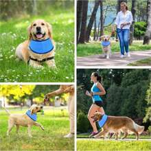 A Simple Pet Cooling Garment - A Cooling Neckerchief For Cats And Dogs, A Summer Cooling Scarf, A Cooling Headscarf For Relieving Heat And Refreshing The Body. Suitable For All Body Types.