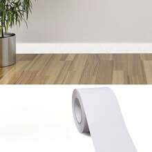 1卷木纹自粘壁纸踢脚线墙贴家具翻新腰线贴纸厨房客厅房间装饰窗框门框装饰边条家装墙贴家居装饰墙面装饰浴室卫生间装饰墙纸壁纸 - 彩色 - 查看 6