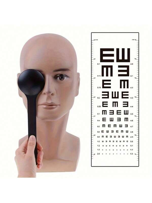 Chiuditori per test oculistici manuali professionali. Strumento ottico nero da 24,51 cm, non elettrico, con funzionamento manuale, adatto all'uso domestico