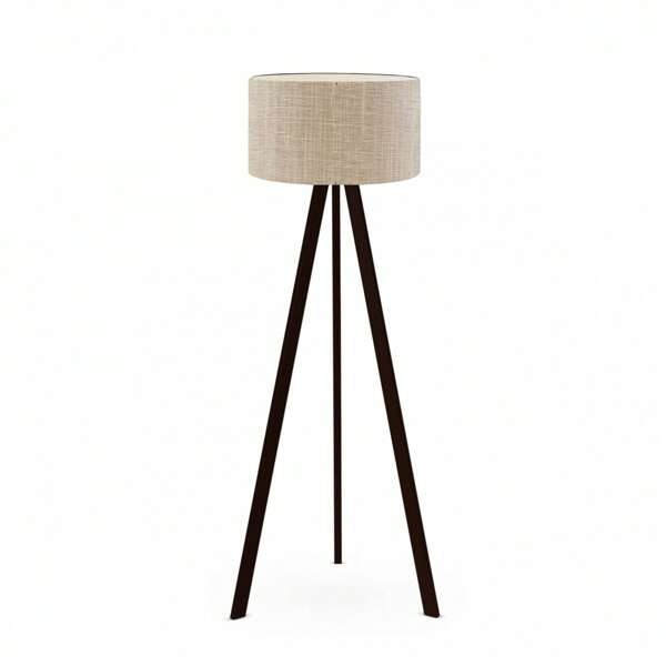Well Home Lámpara de Pie H.140cm en PVC y Madera en color Beige. Envio gratis 24/72 h