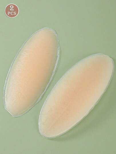 2/4片装可重复使用硅胶提臀垫，女性适用，提升臀部曲线，支撑髋部，适合所有体型