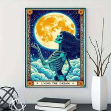 5D Diamond Painting Kit, Cartoon Patterns Suitable For Adult Or Beginner, DIY Full Drill Embroidery Painting, Rhinestone Art Craft Decor For Home Wall - Multicolor - View 3