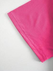 女士休闲标语印花T恤短袖圆领休闲上衣春夏