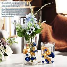 630 Stücke schwimmende Perlen, künstliche Perlen als Vasen-Füllung, perlen ohne Löcher für Tischmittelpunkt Deko, zum Selbermachen für Hochzeit, Party, Geburtstag, Jahrestag, Muttertag, Thanksgiving, Valentinstag, Weihnachten Tischmitte