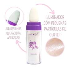 Loose Fairy Powder Highlighter Sponge Applicator For Face & Body Makeup - Vivai1043.1.1 - 查看 2