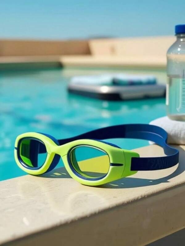 1 Set de Gafas de natación antivaho y de alta definición para niños, equipo de natación profesional resistente al agua y antivaho, gafas de buceo de alta definición, gafas de natación de silicona impermeables, gafas de natación profesionales para entrenamiento