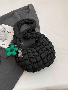 时尚纯色休闲简约单肩包