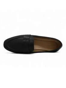 Elegant Soft Leather Loafer - Black - View 3