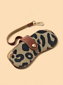 Estuche para gafas de sol de mujer, estuche de gafas portátil retro, bolsa protectora de gafas de sol