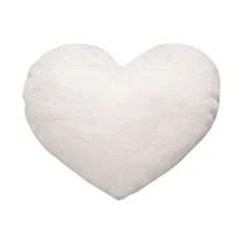 1PC Heart-Shaped Plush Pillow Soft Fluffy Pillow Sofa Bed Decorative Pillow Love Pillow Heart-Shaped Pillow Room Decor Home Decor Living Room Decor