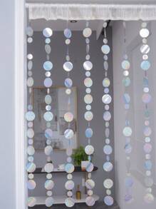 1 Set Multi-Color Gradient Radiant Sequin Door Curtains