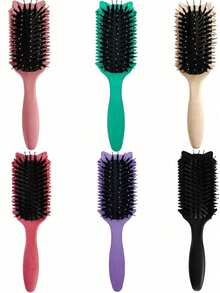 2025 女士卷发梳，造型和塑形顺发梳，卷发纹理和毛躁控制，发刷，梳子，美发工具，美发产品和配件，适用于理发沙龙美容旅行必需品