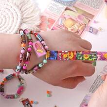 1pc Multi-Size Mystery Box Sticker Bracelet, DIY Free-Combination Beaded Bracelet, Surprise Mystery Box, Creative Sticker [Some Parts Randomly Selected, Color Difference, Outer Packaging Randomly Shipped]