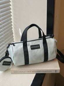 حقيبة كتف نسائية كورية الطراز، حقيبة يد نايلون متعددة الاستخدامات للسفر والتنقل، حقيبة يد وسادة للنساء، حقيبة كاجوال للكتف والرسائل، حقيبة صغيرة متضمنة لاكسسوارات المدرسة والأغراض المدرسية