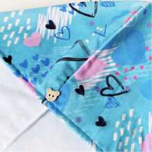 2pcs Microfiber Hair Towel Wrap For Kids 2 Packs Rapid Drying Hair Towel With Button Hair Turbans For Wet Hair Wraps Head Towel Wrap For Girls, Dark Unicorn