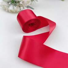 1pc 50mm Silk Satin Ribbon Polyester Ribbon For Handmade Bow Wedding Christmas Decoration Sewing Fabric - Pick Colors - View 26