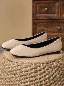 WHDXY 1 Paio di Mocassini Piatti Morbidi da Donna, Nuovi Mocassini Versatili, Mocassini Marroni con Suola Morbida, Scarpe Quadrate Morbide da Nonna per la Primavera