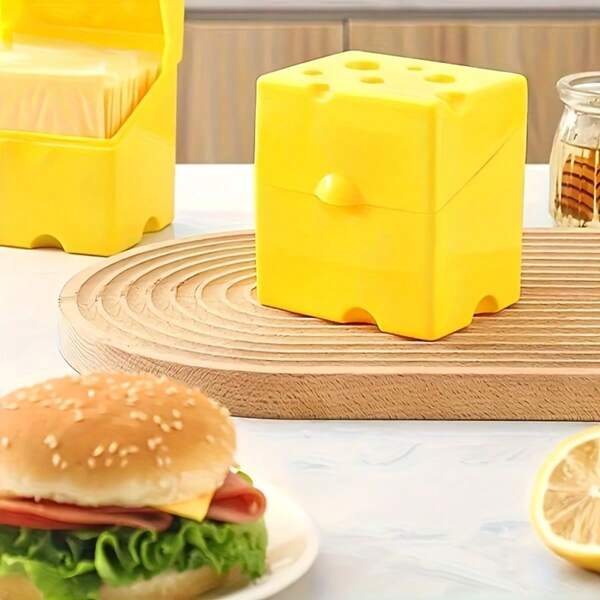 Recipientes para armazenamento de queijo e manteiga (1/2 unidades), recipientes para armazenamento em geladeira - próprios para freezer, material plástico, adequados para armazenamento de manteiga, caixas para conservar alimentos