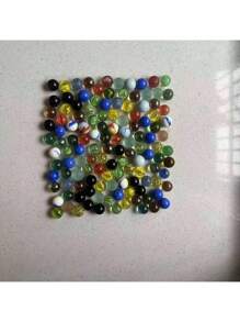 Set de 20 piezas/50 piezas de canicas de vidrio de colores variados