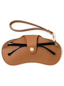 Estuche para gafas de sol de mujer, estuche de gafas portátil retro, bolsa protectora de gafas de sol