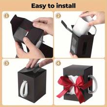12pcs Mug Gifts Boxes With 1 Roll Ribbon, Transparent Gift Packaging Box For Wrapping 11-12oz Blanks Sublimation Mugs, Mugs Wine Glass Wrapping Gift Box Mug Holder Candle Gift Box