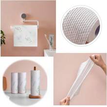 3 Rolls Disposable Kitchen Cleaning Cloths, Reusable Kitchen Towels, Non-Stick & Easy-Clean, Suitable For Home Use, Dry & Wet Dual-Purpose Towels, Non-Woven Absorbent Oil-Removing Cloths, Drying Cloths, Applicable For Household Cleaning And Dishwashing, Disposable Cleaning Towels, Non-Woven Roll, Portable Reusable Wet Wipes, Kitchen Cleaning Cloths