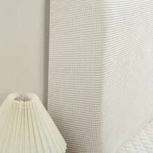 1 件装玉米绒床头罩，高弹力蓬松防脏卧室床头板罩，柔软亲肤