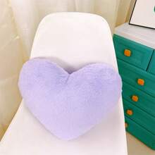 1PC Heart-Shaped Plush Pillow Soft Fluffy Pillow Sofa Bed Decorative Pillow Love Pillow Heart-Shaped Pillow Room Decor Home Decor Living Room Decor