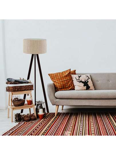 Well Home Vloer Lamp, 140 Cm High, Made Of PVC Wood In Beige. Free Shipping in 24/72 Hours. view 4