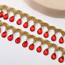 1 Yard 3.5cm Wide Tassel Latin Dance Costume Dress Beaded Fringe Sewing Materials Lace TrimmingDIY Crafting Accessories Trims Fringes Sewing Fringe Tassels Sewing Accessories Sewing Accessories Tassel Fringe Trim Garniture Couture Sewing Fringes Fabric And Lace Tassels Tassels Crafts Lace For Crafts Bead Fringe