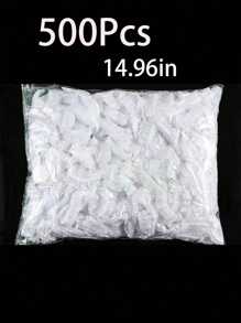 1 Pack Of 50-100pcs/300-500pcs Clear Plastic Bowl Covers, PE Plastic Film Wrap, Kitchen Essential To Keep Food Fresh, Fruit Preserving Film Cover, Food Wrap Bags, Preserving Film Sleeves