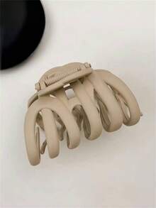 1 件/2 件/4 件优雅女士发夹,百搭日常佩戴,简约纯色哑光发夹,适合马尾辫、发髻发型、休闲或波西米亚风配饰,爪夹秋冬发饰,适合女士度假装 - 彩色 - 查看 11