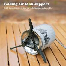 Foldable Gas Tank Stand, Gas Tank Bracket, Camping Stove Tripod Stand, Outdoor Camping Accessories - View 4