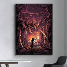 WB 1/10PCS Film Krueger Freddy Horror Poster Fancy Poster Wall Sticker For Living Room Bar Vintage Decorative Painting Wall Pictures For Living Room Decoration Classic Cartoon Bedroom Decoration - Frameless