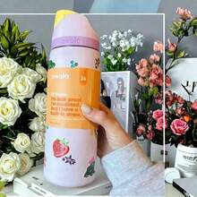 Compatible With 0wala Cup Water 32oz Stainless Steel Tumbler With Straw - Vacuum Insulated  Cup For Hot Coffee & Cold Drinks, Leak-Proof Water Bottle For Sports, Travel, School (Stainless Steel, 32oz)