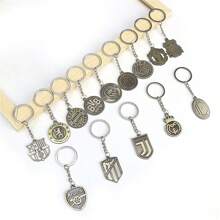 Portachiavi con ciondolo in metallo di Brasile, Argentina, Portogallo e Olanda per PSG, AC Milan e Tottenham Hotspur