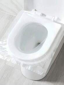 1件/30件/50件一次性旅行马桶座套便携式旅行商务马桶垫防水便携式厕纸垫旅行必备