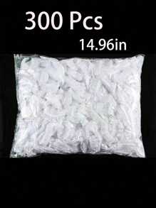 1 Pack Of 50-100pcs/300-500pcs Clear Plastic Bowl Covers, PE Plastic Film Wrap, Kitchen Essential To Keep Food Fresh, Fruit Preserving Film Cover, Food Wrap Bags, Preserving Film Sleeves