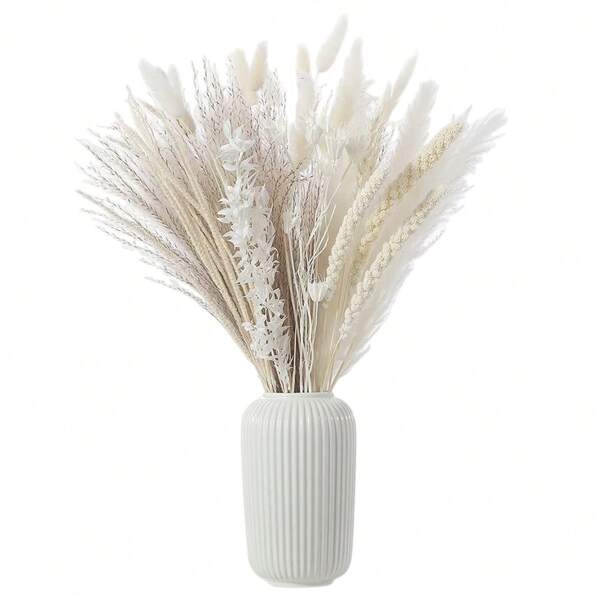 85 Dried Flowers Decoration, Suitable For Home Kitchen Desktop, Wedding Party, Office Thanksgiving Decoration,Fall Decor,Autumn