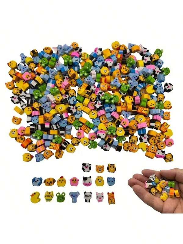 Mini Borrachas de Animais - Diversos Desenhos Fofos de Animais, Feitas de Borracha Sintética, Ótimas para Recompensas, Prêmios e Lembrancinhas de Festa, Incentivos em Sala de Aula. Desenhos de Animais que Transmitem Otimismo, Borrachas Duráveis, Mini Borrachas, Presentes de Aniversário, Ano Novo de 2025, Material Escolar, Presentes para a Volta às Aulas, Material de Escritório, Material Escolar, Decoração de Escritório, Itens para a Volta às Aulas, Recompensas Escolares