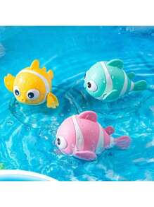 Juguetes de baño para niños, juguetes de agua para nadar, juguetes de baño para bebés (los ojos del cangrejo son aleatorios). Patitos de goma, juegos educativos, juguetes para piscina de chapoteo para niños, juguetes sensoriales, juguetes para recién nacidos, navidad, tortuga, delfín, pez payaso, elefante, pingüino, juguetes de animales de baño, juguetes para ducha y bañera, regalos de juguetes de aspersión para niñas pequeñas, suministros de baño, juguetes para bebés de 2 años, regalos de cumpleaños, accesorios para bebés, artículos esenciales, regalos de Halloween