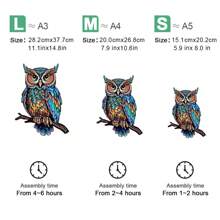 Eagle Gift Box Wooden Puzzle Alien Animal Puzzle Birthday Gift Home Decoration Personalized Unique Gift Family Interaction High Difficulty Game